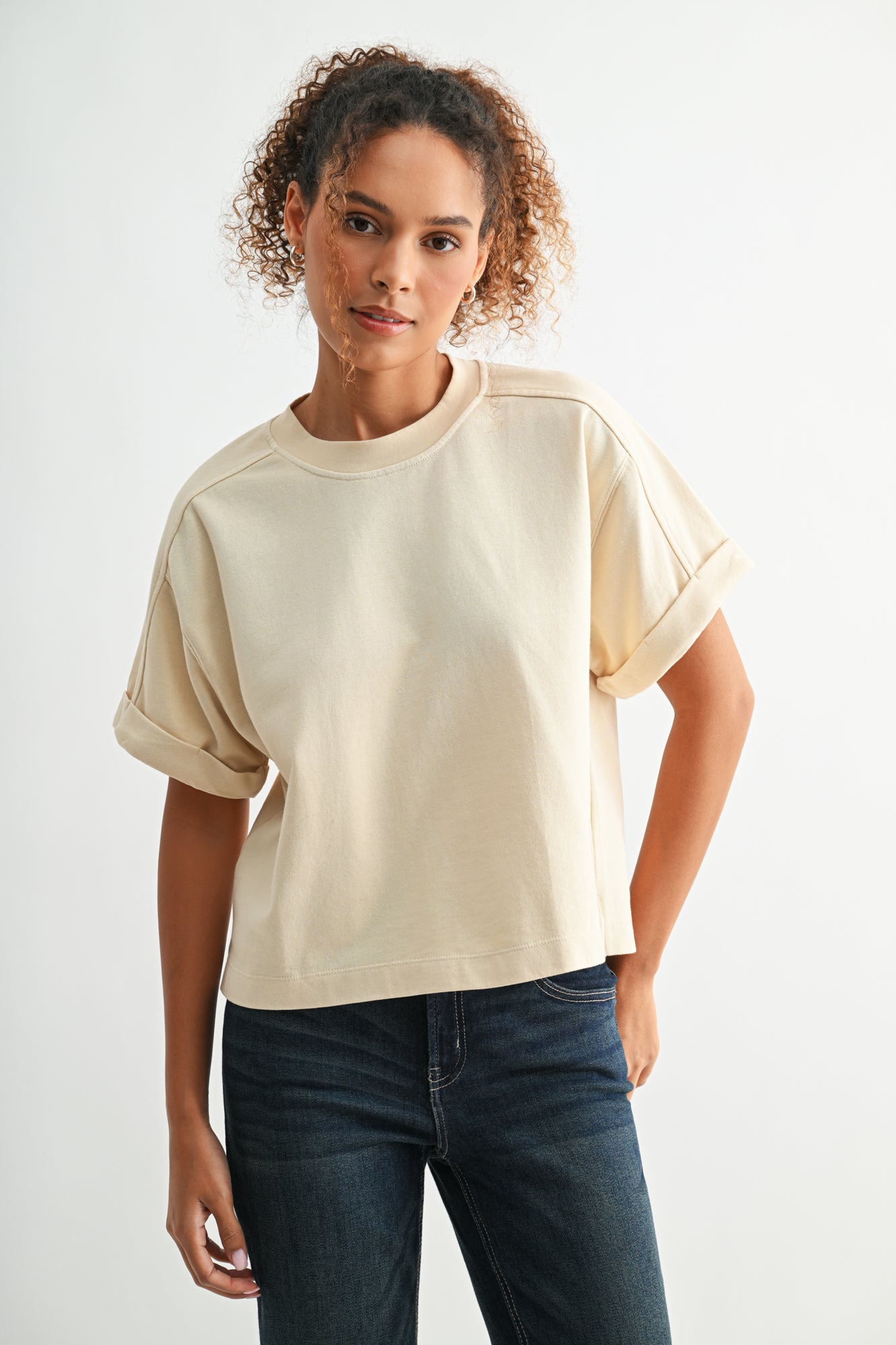 Parchment Brie Sweatshirt 