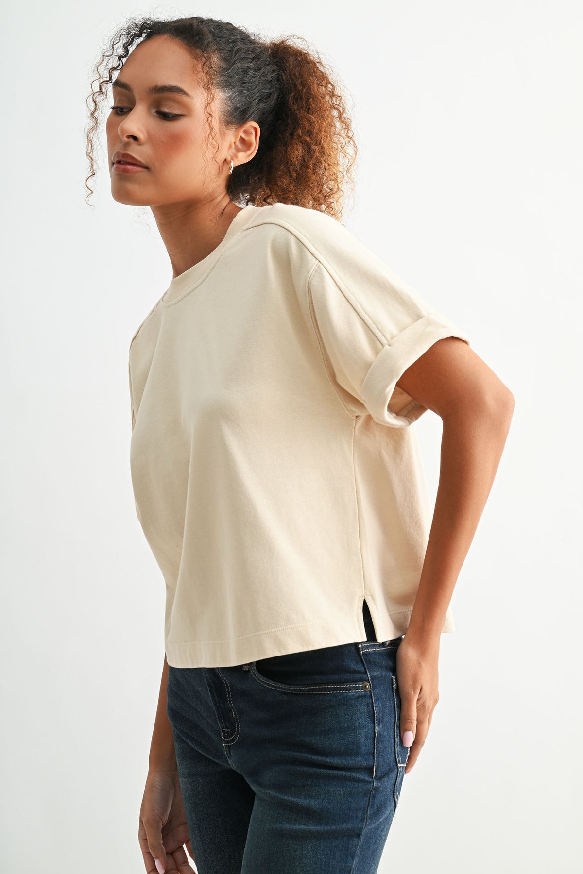 Parchment Petite Brie Sweatshirt