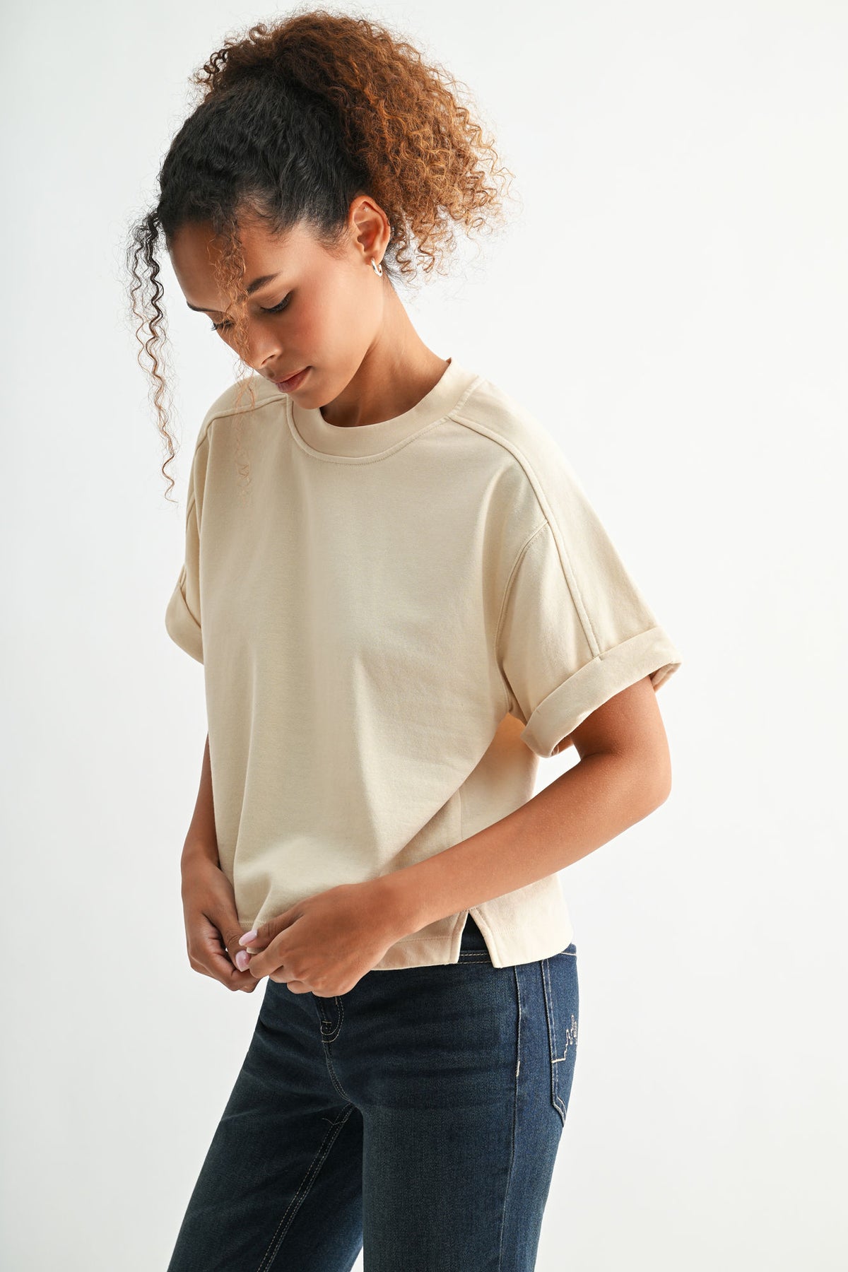 Parchment Brie Sweatshirt 