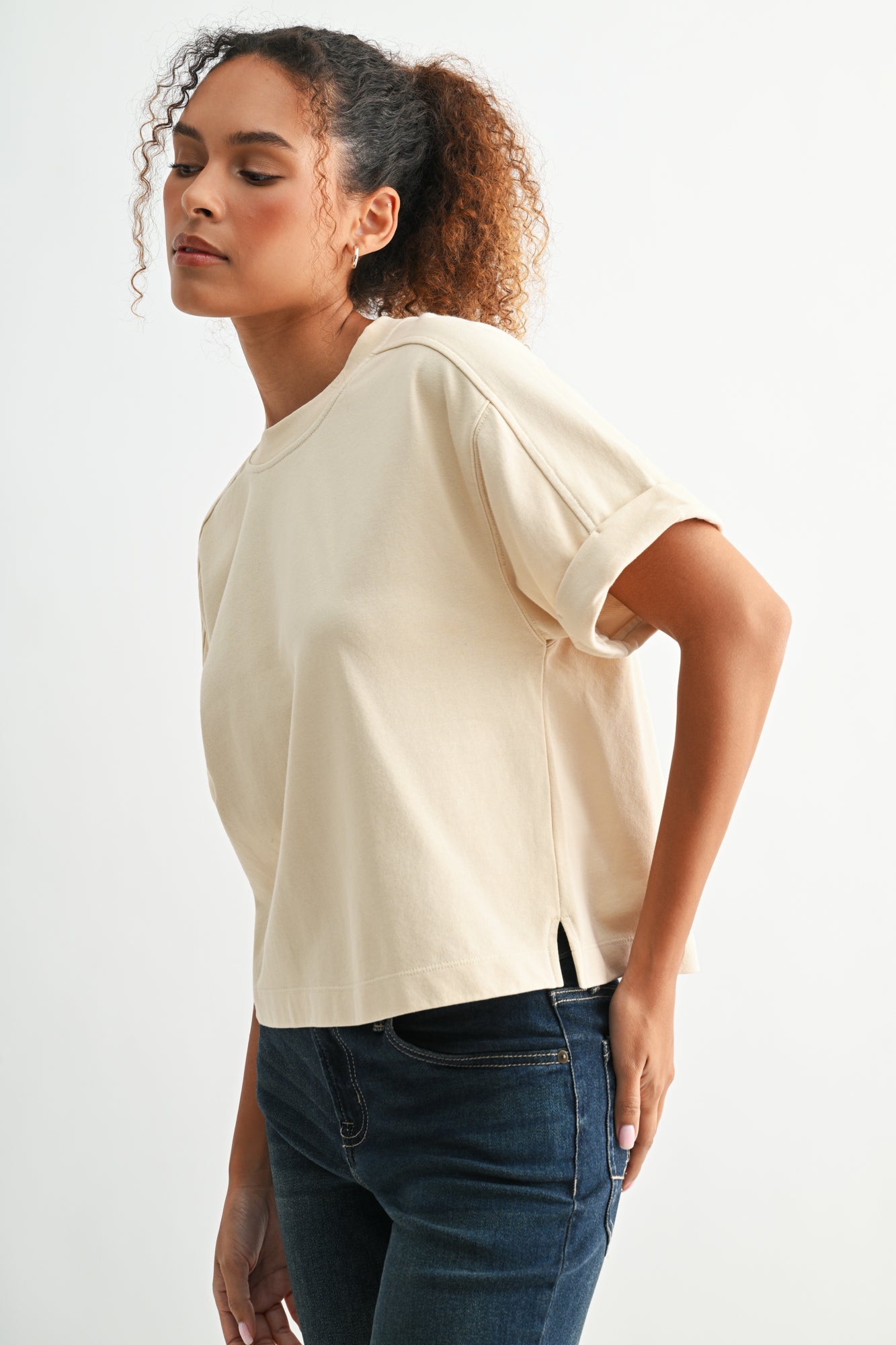 Parchment Brie Sweatshirt 