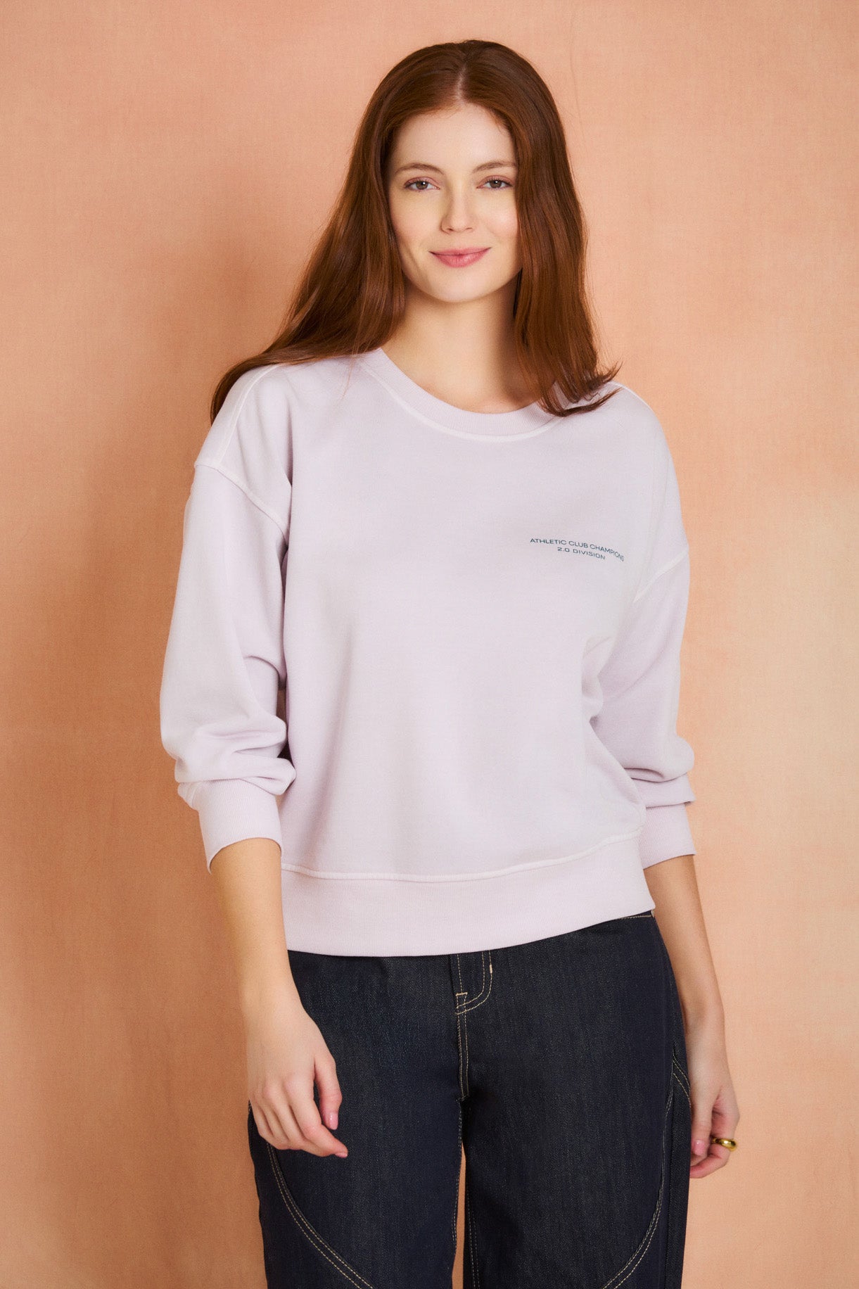 Lilac Graphic Sweatshirt