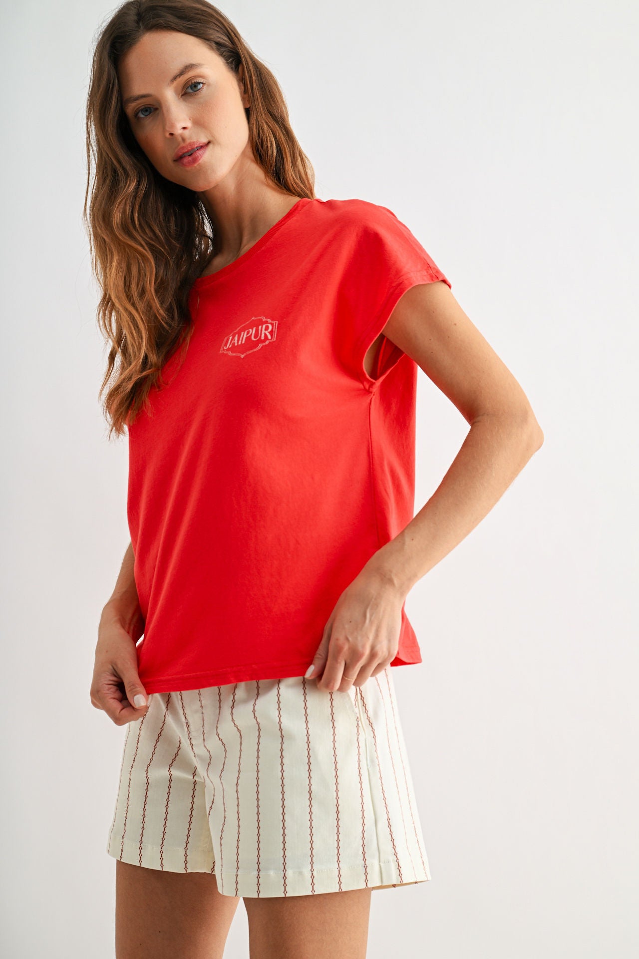 Dolman Sleeve Graphic Tee – City Blues