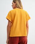 Mustard Short Sleeve Graphic Tee