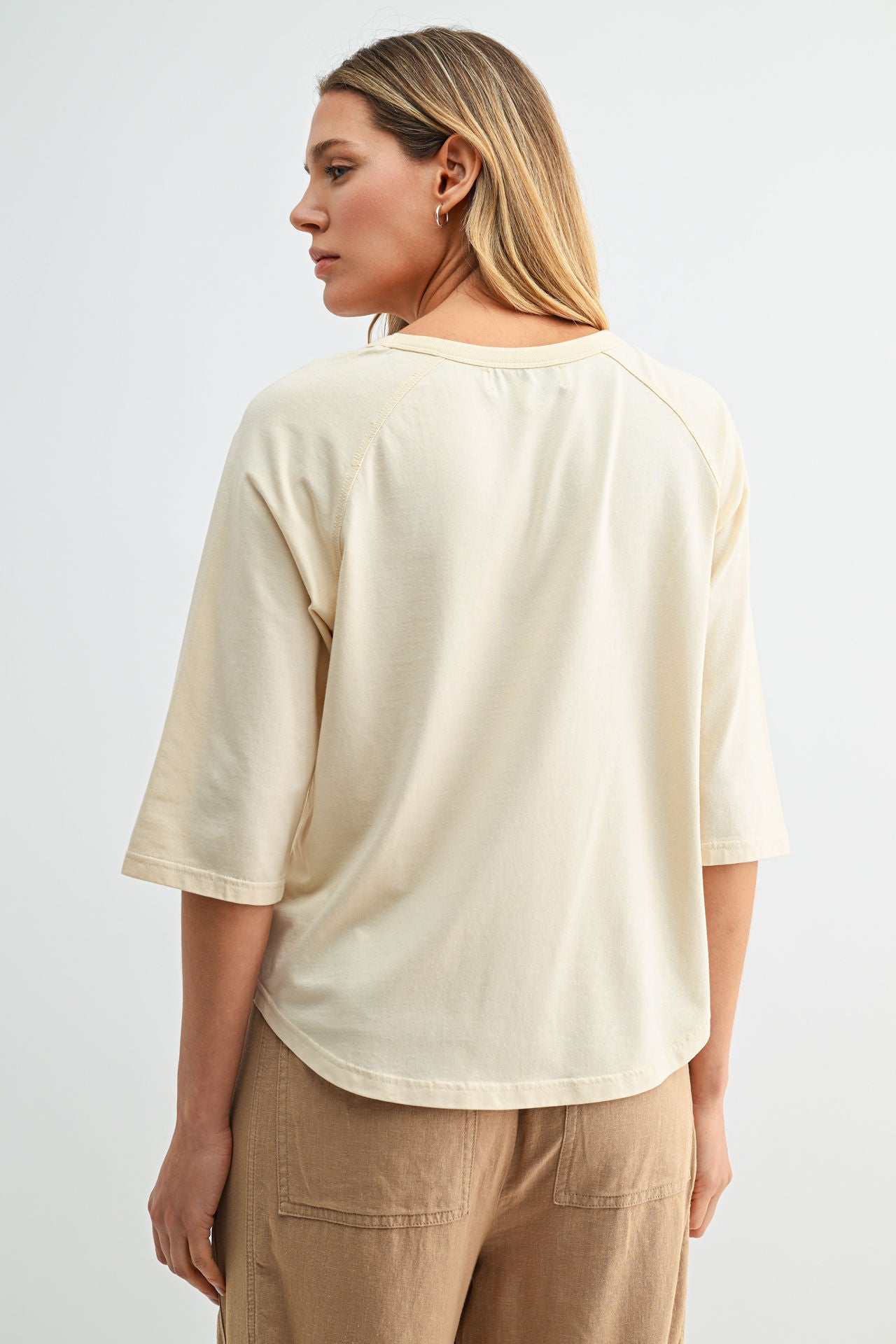 Parchment Graphic Baseball Tee