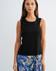  Black Layered Tank