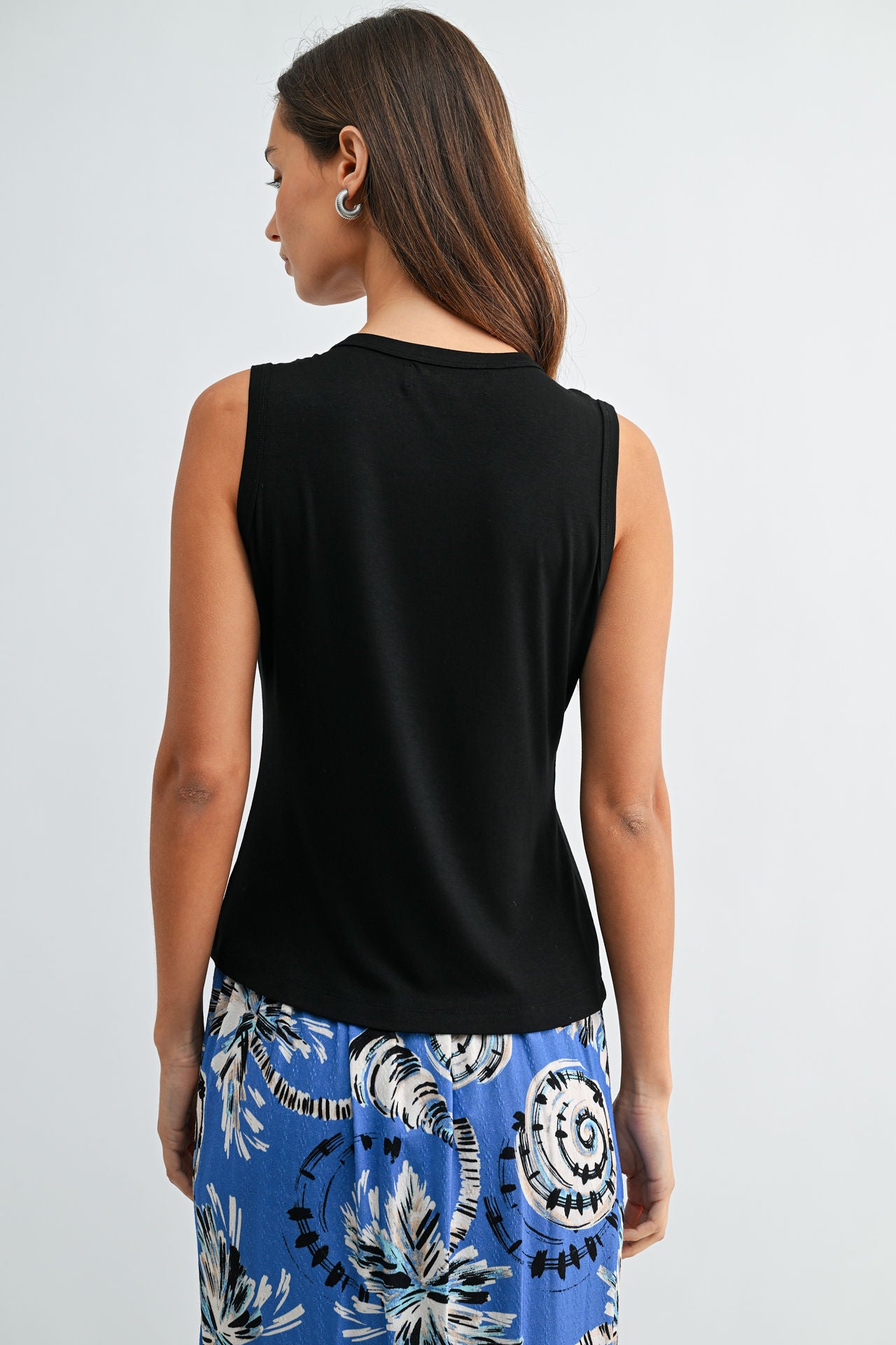 Black Layered Tank