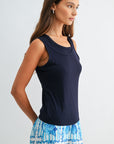 Navy Layered Tank