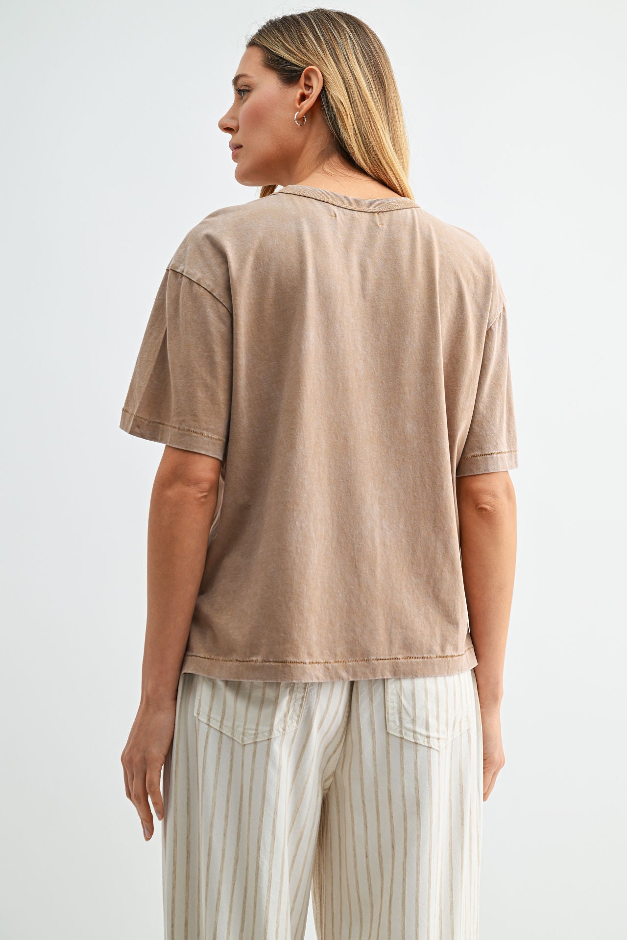 Burlap Acid Wash Tee