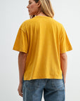 Mustard Acid Wash Tee