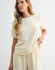 Parchment Jacquard Tee