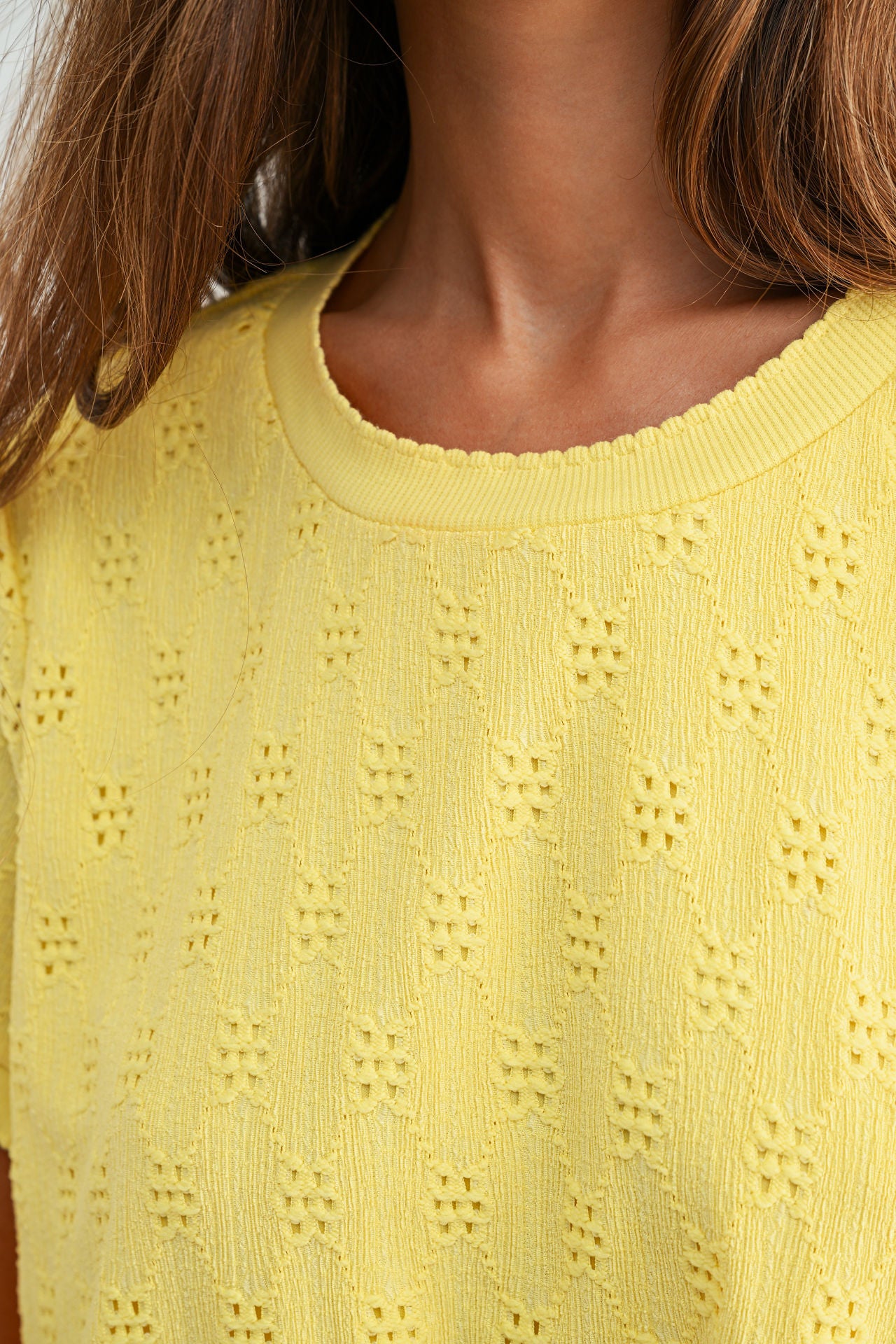 Sunshine Eyelet Tee
