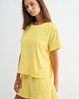 Sunshine Eyelet Tee