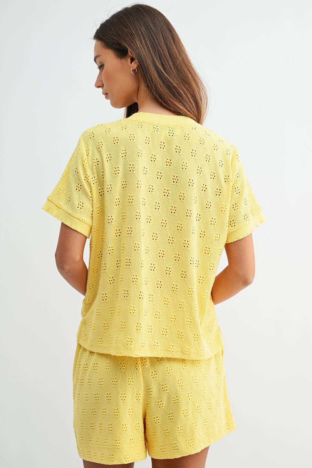 Sunshine Eyelet Tee