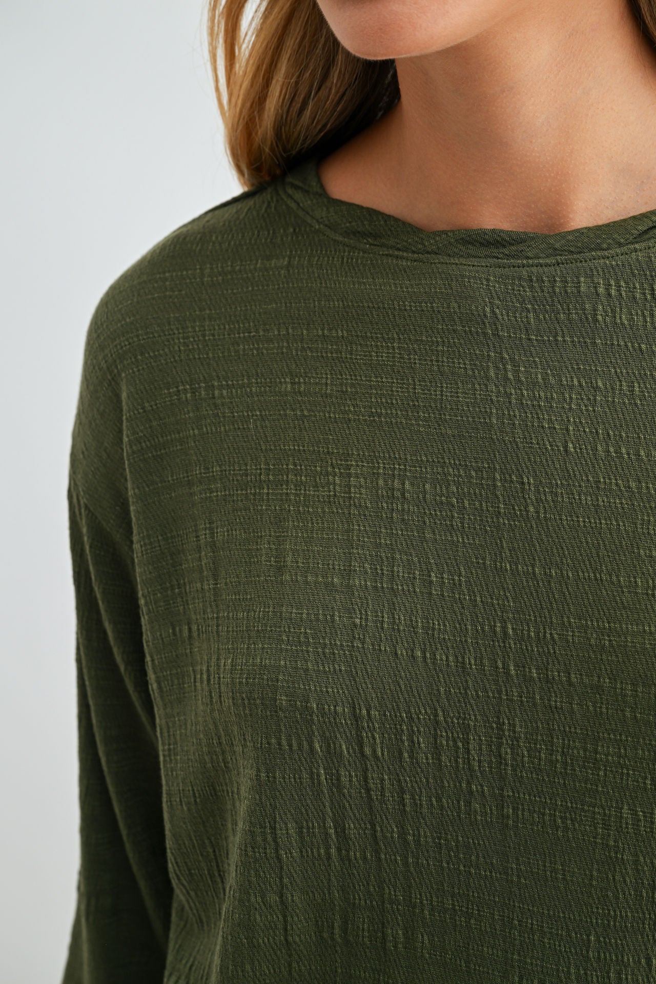 Olive Dolman Knit Top