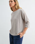 Stone Dolman Knit Top