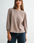 Dune 3/4 Bubble Sleeve Top