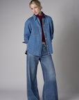 Experience the exclusive look of our 'Indigo' Gramercy Denim Shirt.