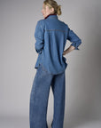 Experience the exclusive look of our 'Indigo' Gramercy Denim Shirt.