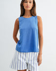 Cobalt A-Line Tank Top