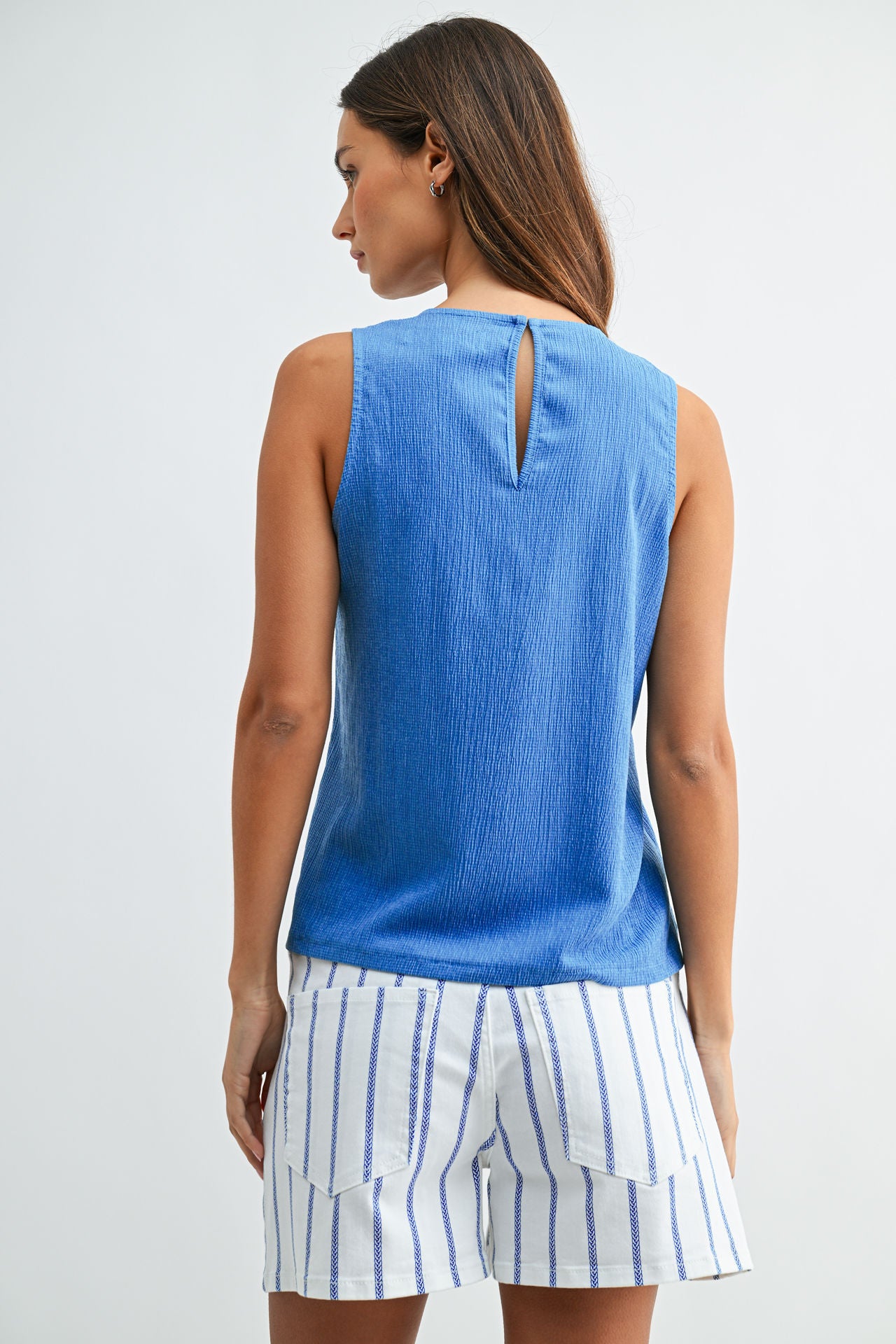 Cobalt A-Line Tank Top