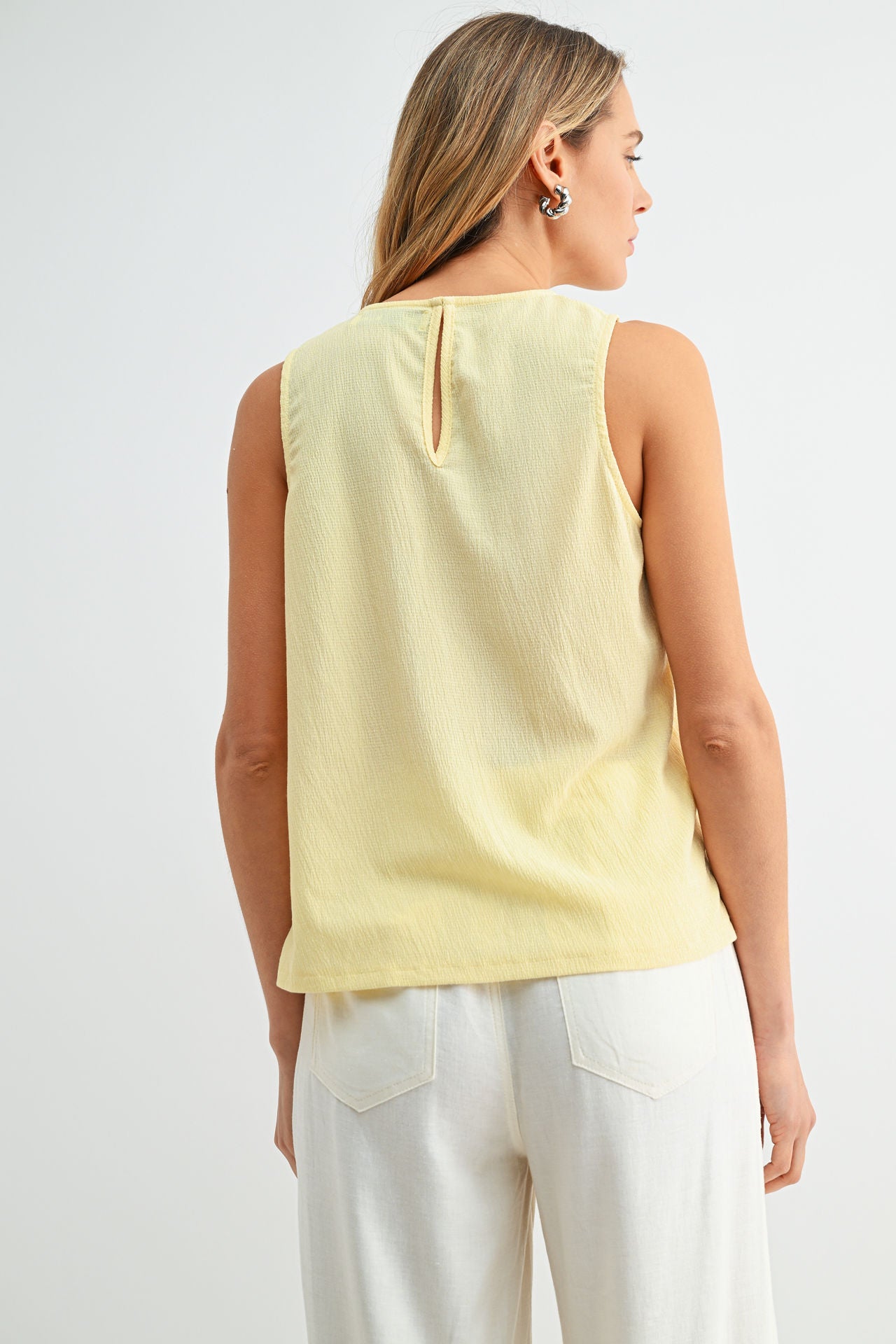 Yellow A-Line Tank Top
