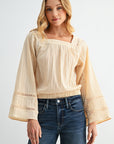 Pearl Bohemian Long Sleeve Top