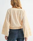 Pearl Bohemian Long Sleeve Top