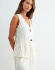 Parchment Relaxed Vest