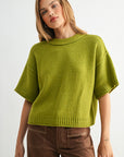 Cypress cropped broome sweater