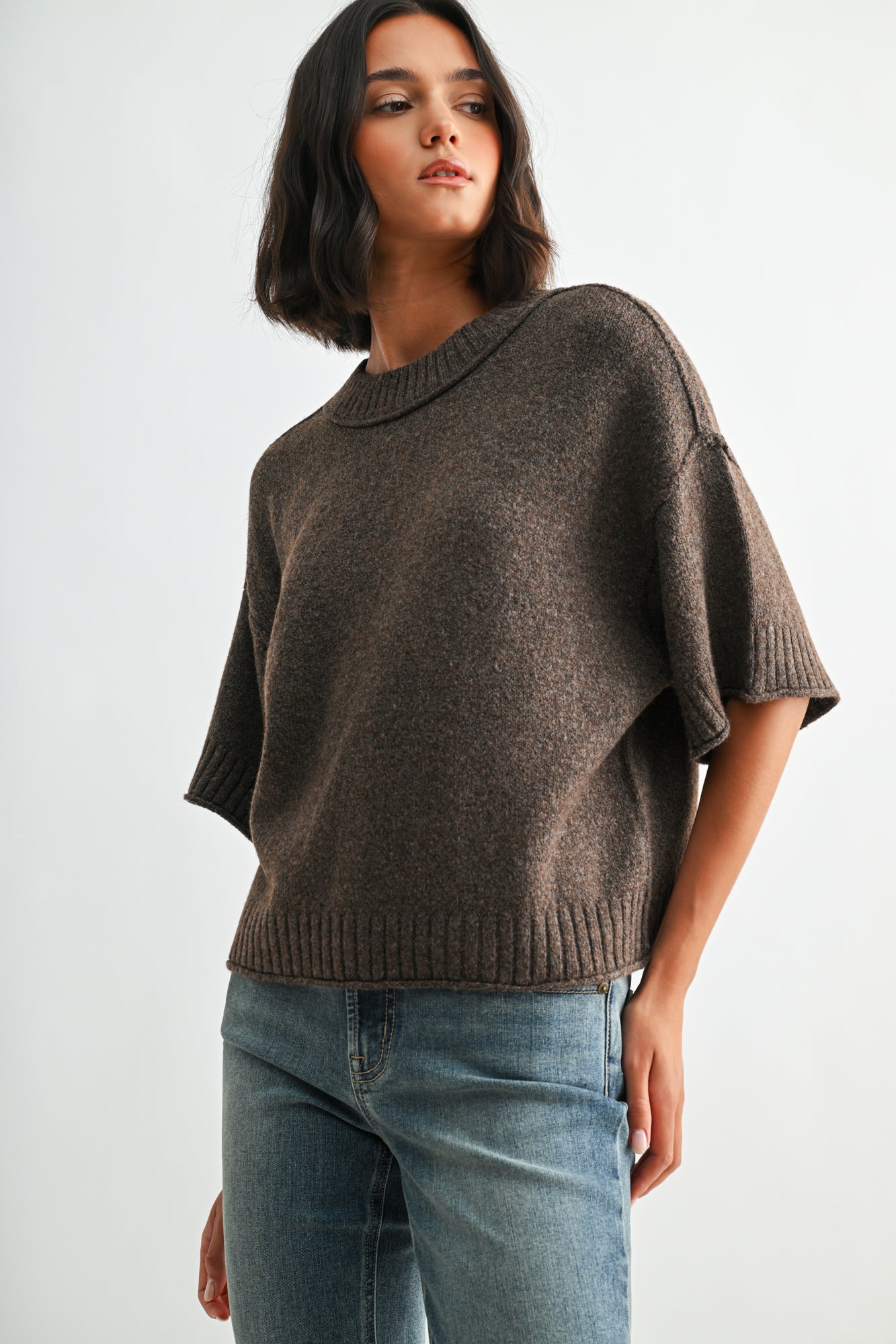 Earth cropped broome sweater