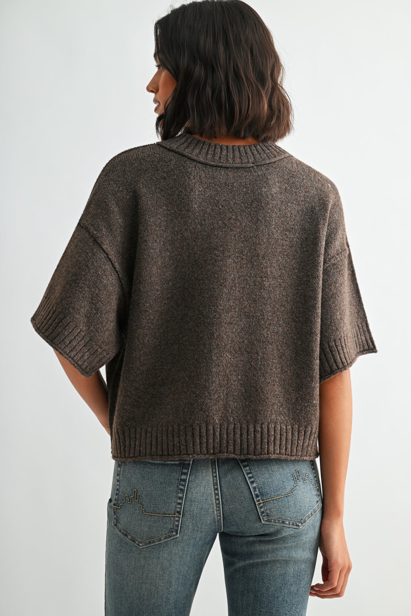 Earth cropped broome sweater