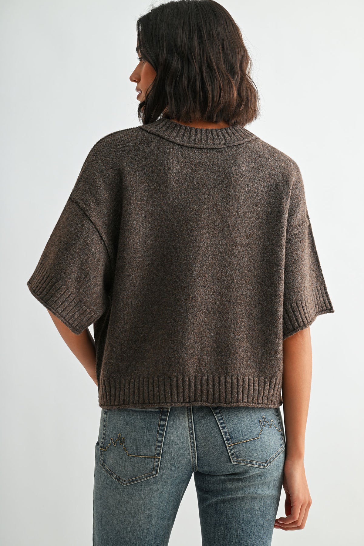 Earth Petite Broome Crop Sweater