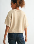 Khaki Plus-Size Broome Crop Sweater