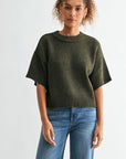 Olive Plus-Size Broome Crop Sweater