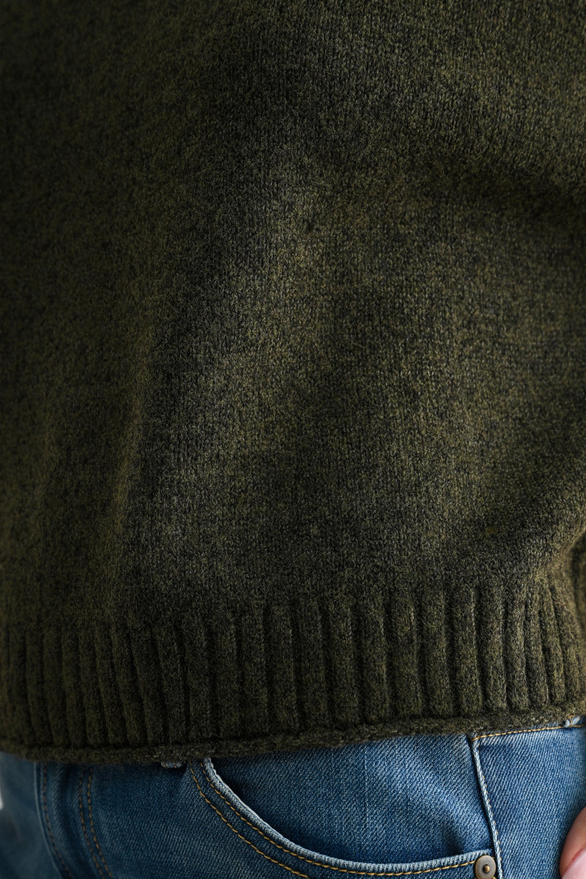 Olive Plus-Size Broome Crop Sweater