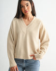 Parchment Long Sleeve Sweater