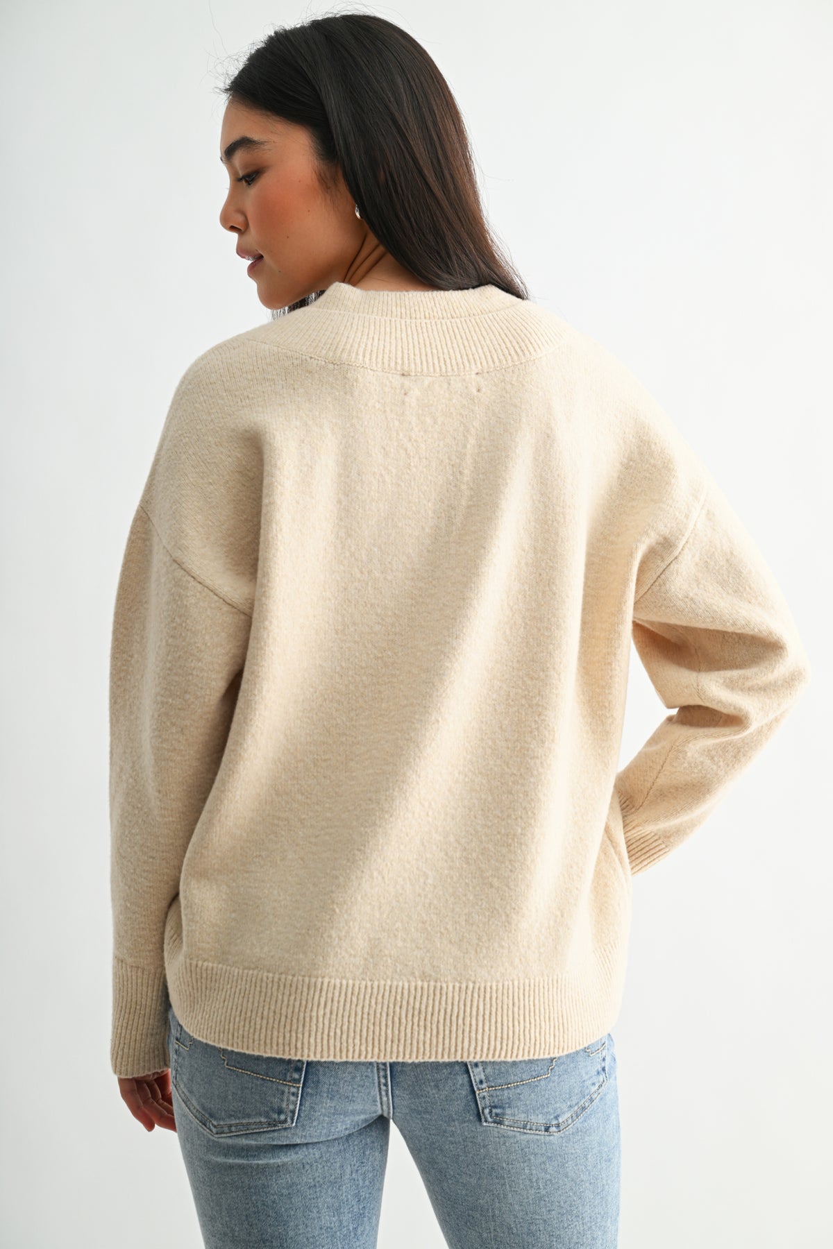 Parchment Long Sleeve Sweater