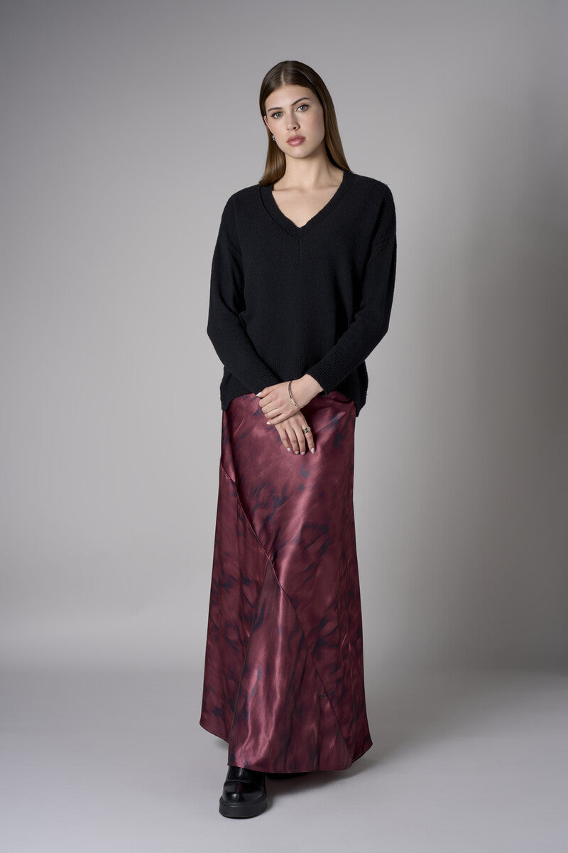 Black Cite Long Sleeve Sweater