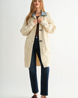 Parchment Denim Collar Cardigan