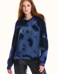 Midnight Long Sleeve Tie-Dye Sweater