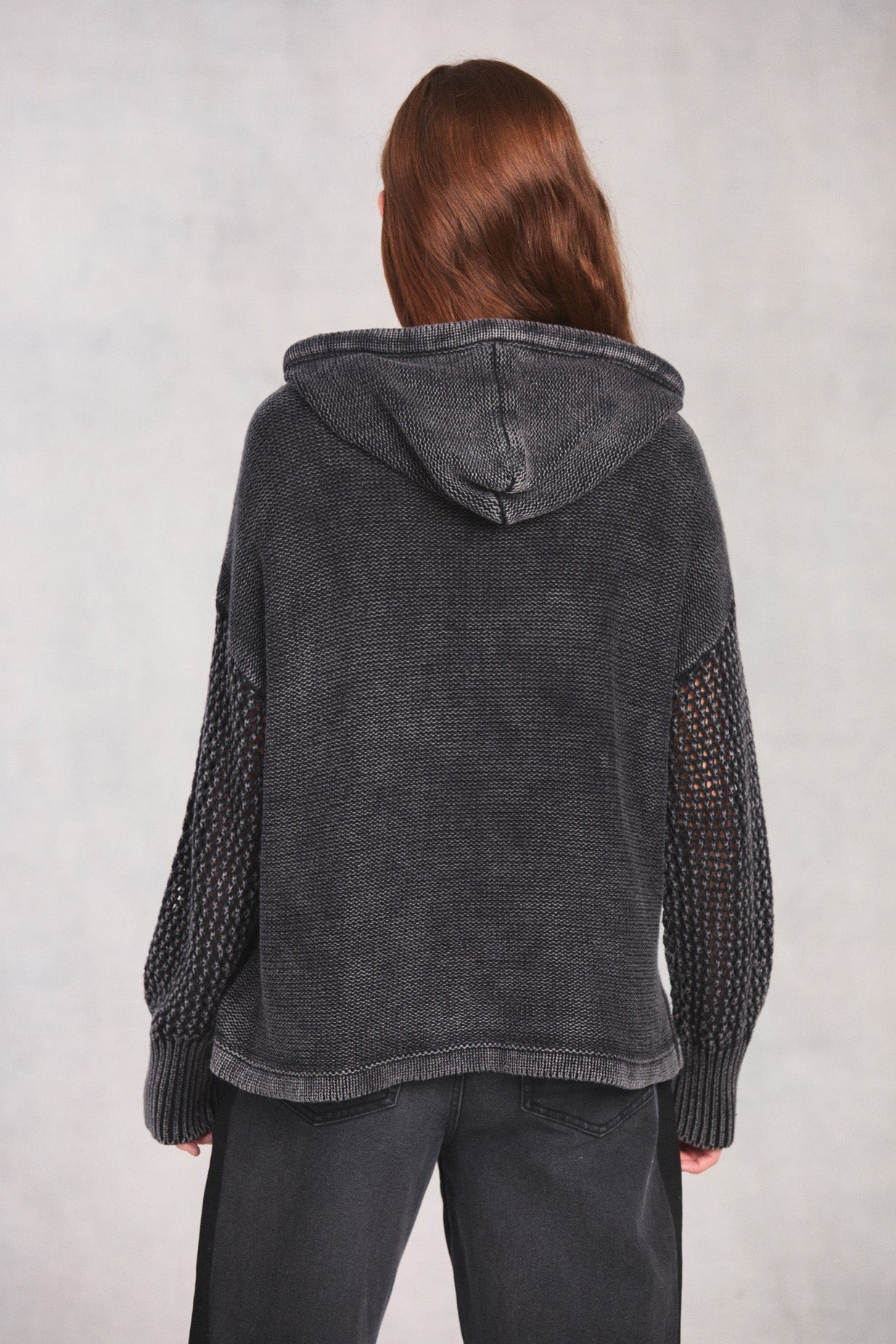 Black Long Sleeve Hoodie
