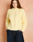 Sunlight Long Sleeve Cable Knit Sweater