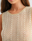 Sleeveless Crochet Top