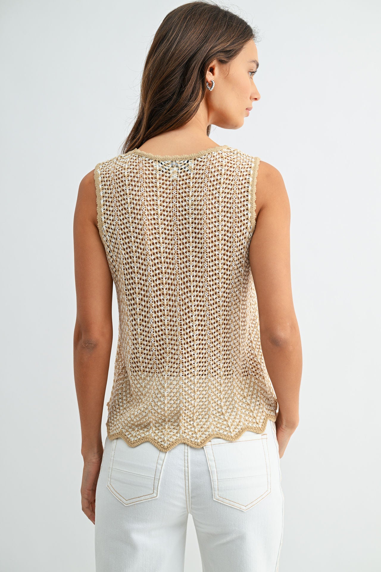 Sleeveless Crochet Top