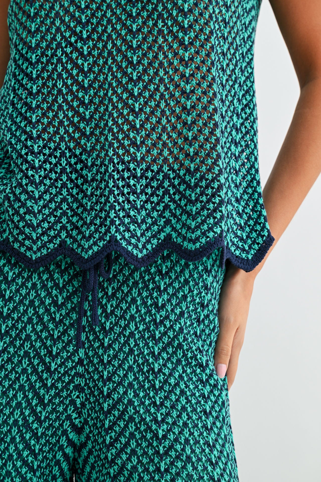 Kelly Sleeveless Crochet Top