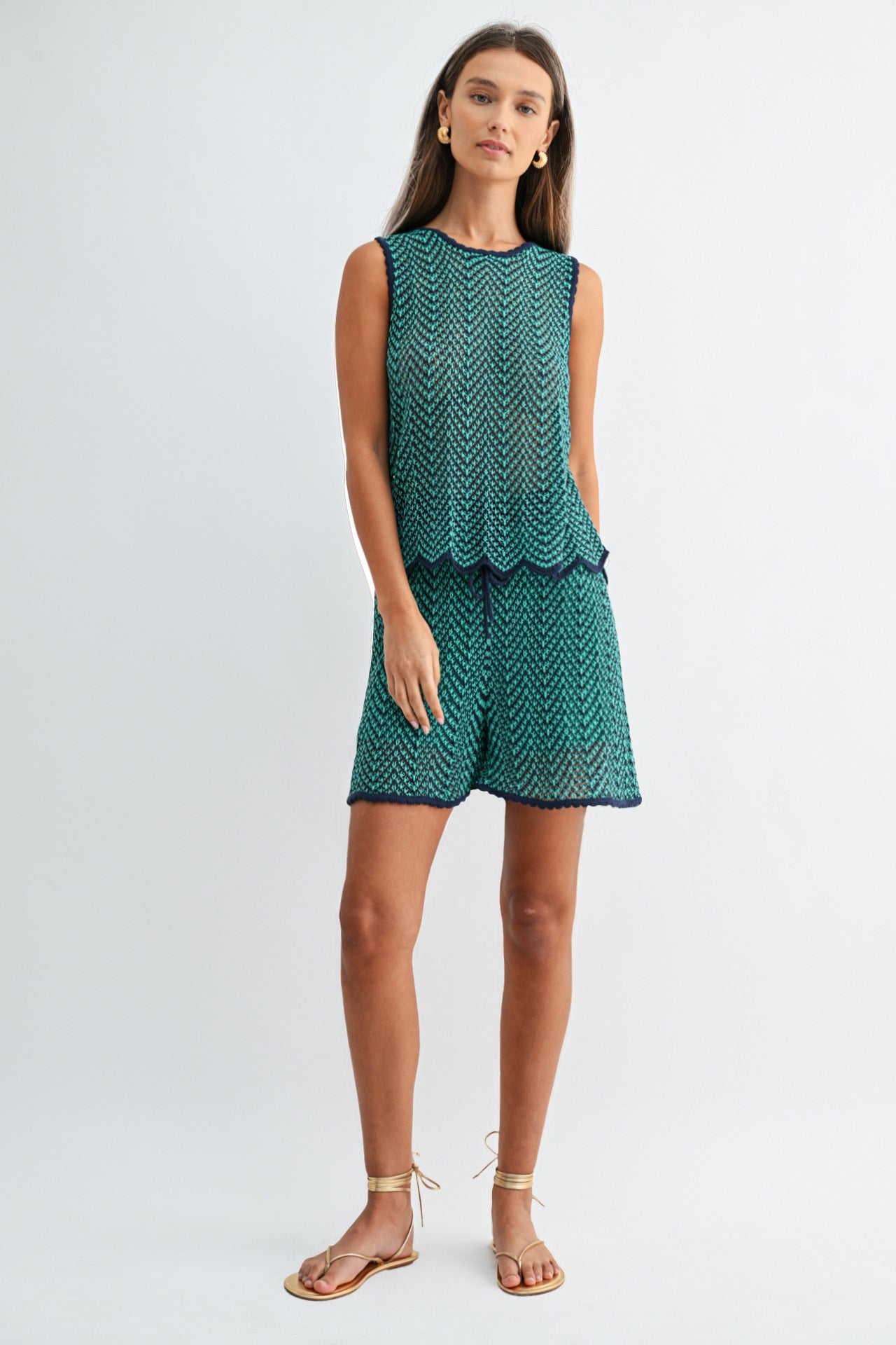 Kelly Sleeveless Crochet Top