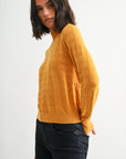 Amber Long Sleeve Mock Neck Sweater