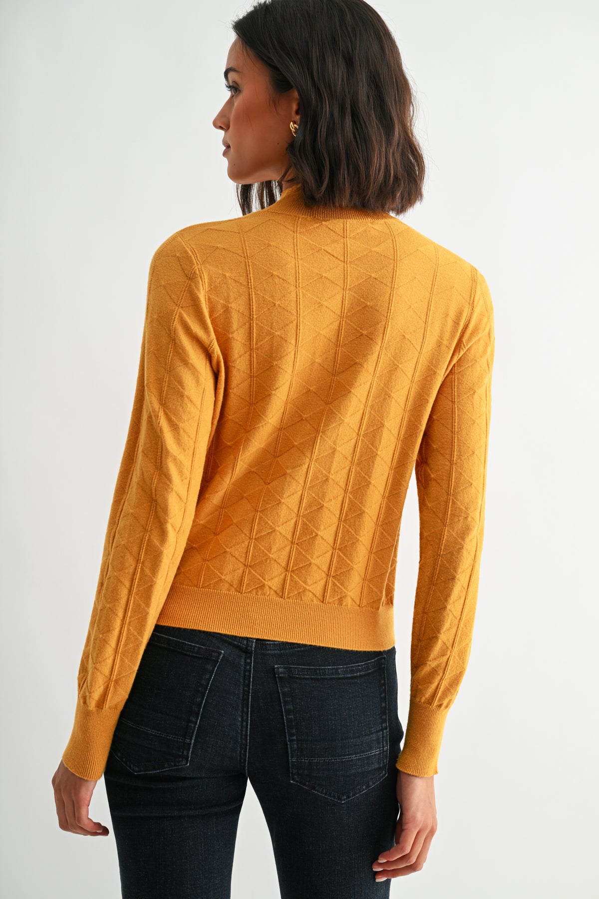 Amber Long Sleeve Mock Neck Sweater