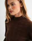 Amber Long Sleeve Mock Neck Sweater