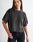 Charcoal Broome Chenille Sweater